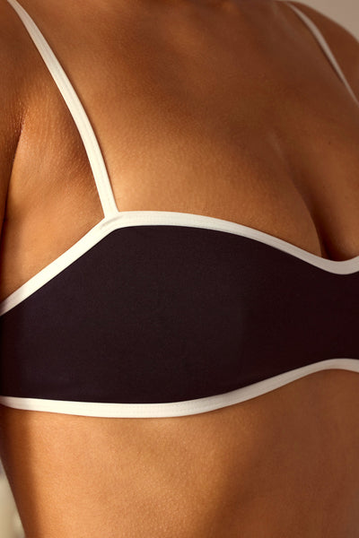 Onda | Open Back Bikini Set in Black