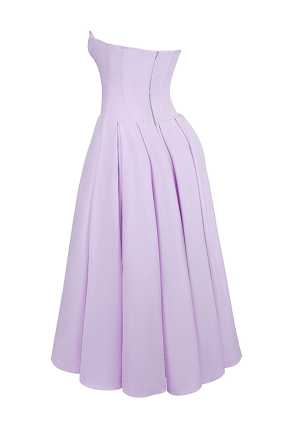 Lady | Sunshine Strapless Tulle Midi Dress